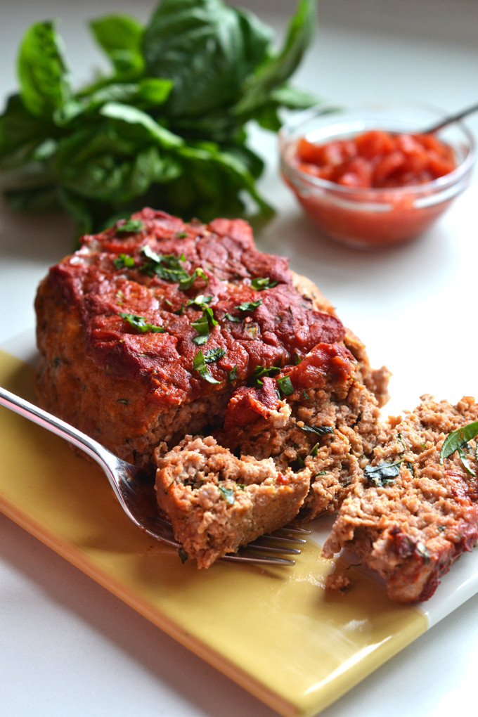 How To Make Turkey Meatloaf
 Tomato Basil Turkey Meatloaf Little Bits of