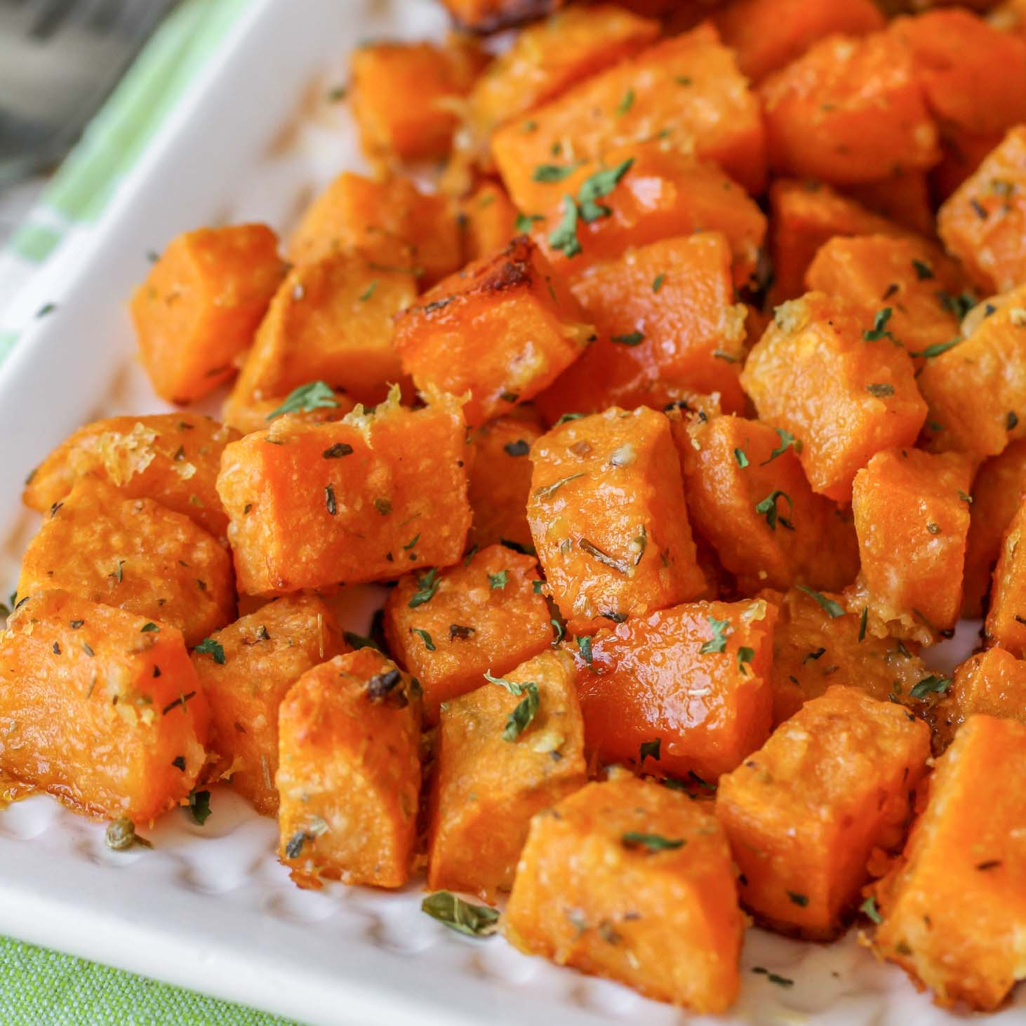 How To Roast A Sweet Potato
 Oven Roasted Sweet Potato Cubes Just 5 Minute Prep Time