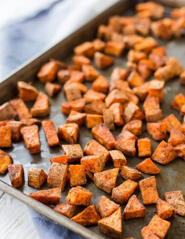 How To Roast A Sweet Potato
 Oven Roasted Sweet Potatoes Southwestern Style Rachel