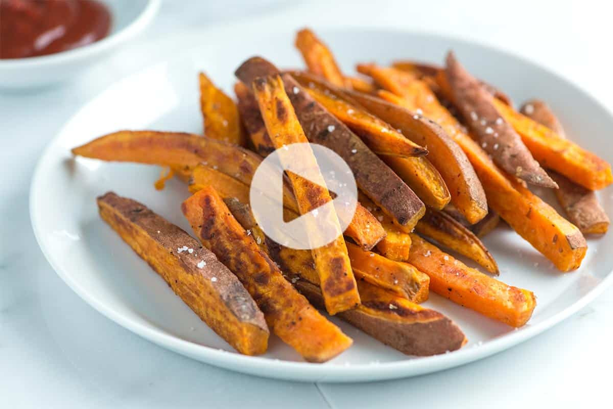 How To Roast A Sweet Potato
 Easy Homemade Baked Sweet Potato Fries Recipe