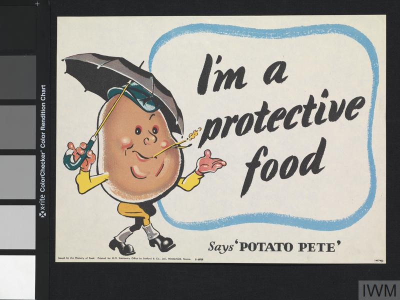 I'M A Potato
 I m a Protective Food Says Potato Pete Art IWM PST