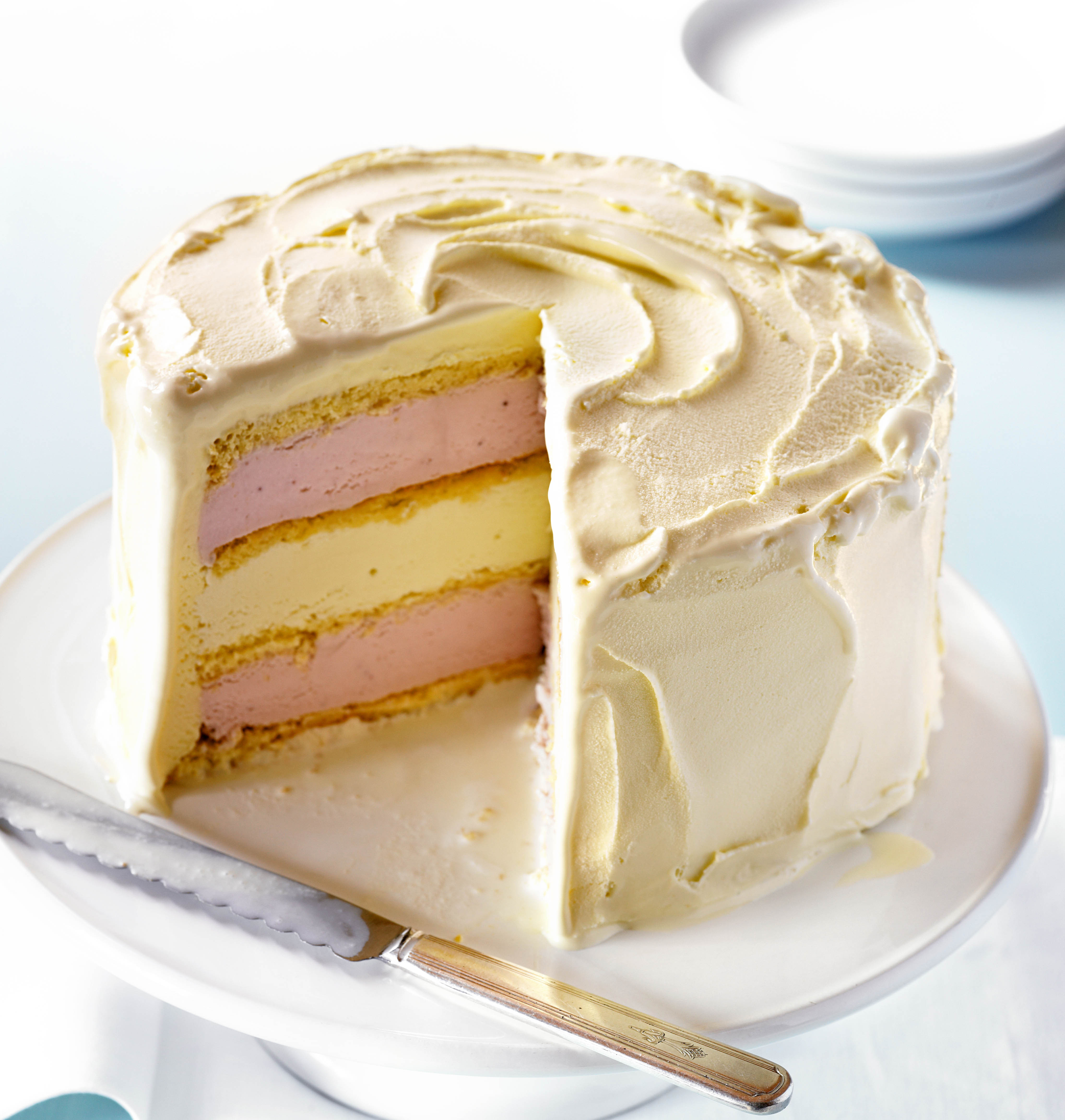 Ice Cream Cake Recipes
 Ice Cream Cake Recipe With White Chocolate and Strawberry