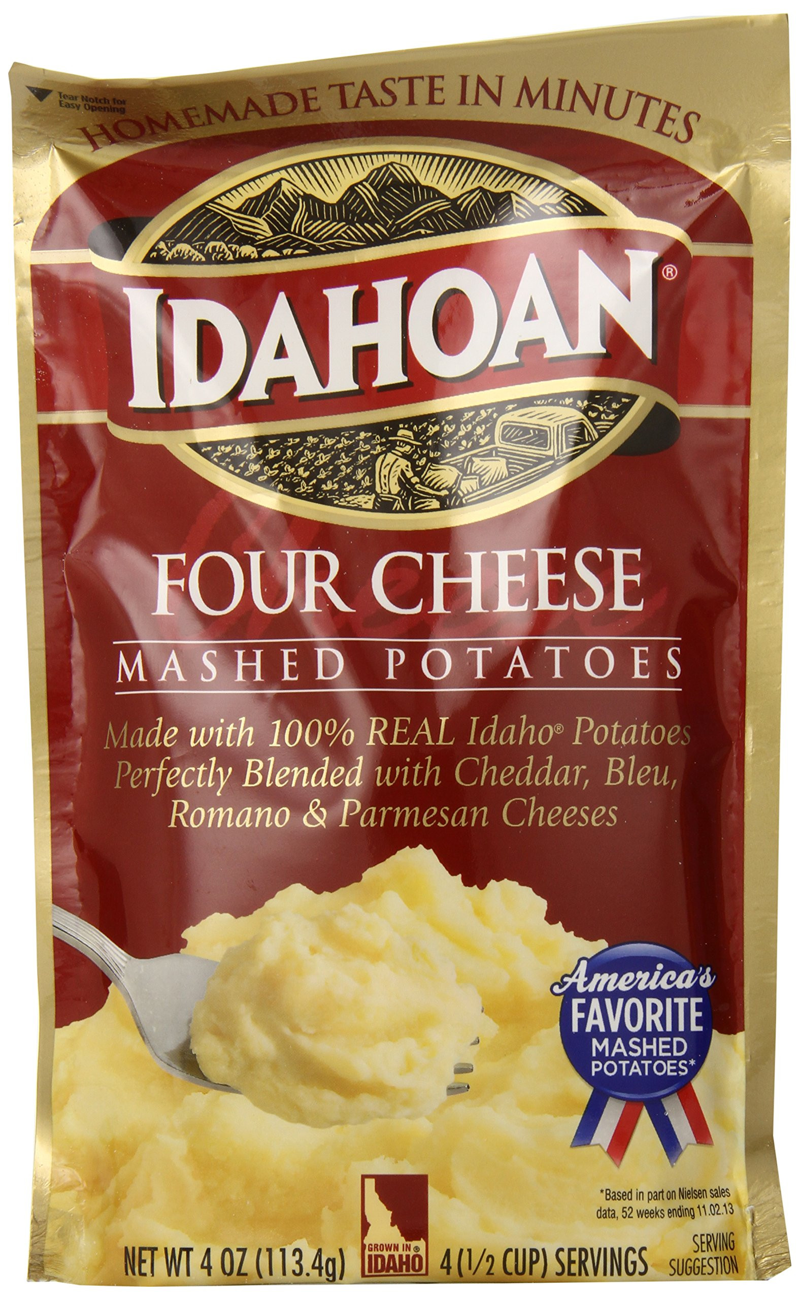 Idahoan Instant Mashed Potatoes
 Amazon Idahoan Mashed Potatoes Roasted Garlic 4