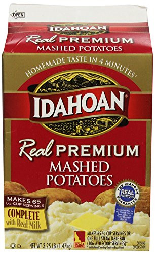 Idahoan Instant Mashed Potatoes
 Idahoan Idahoan Real Mashed Gable Carton