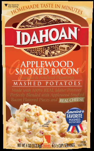 Idahoan Instant Mashed Potatoes
 Applewood Smoked Bacon Mashed Potatoes Idahoan Mashed