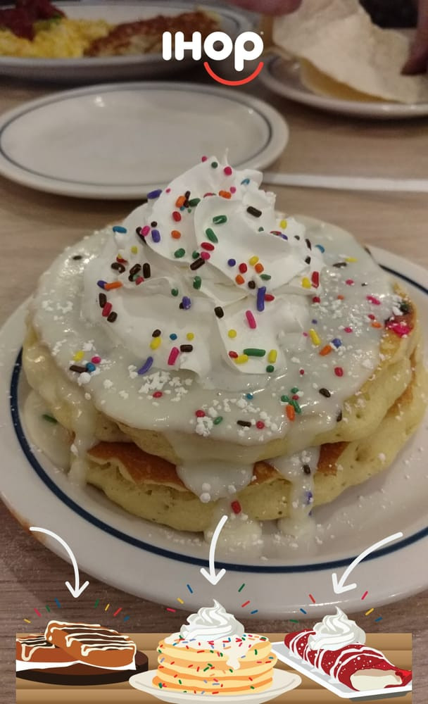 Ihop Cupcake Pancakes
 Cupcake pancakes with the IHOP dessert filter from