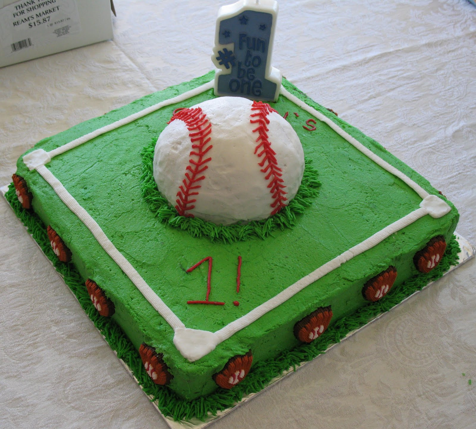 Image Birthday Cake
 Baseball Cakes – Decoration Ideas