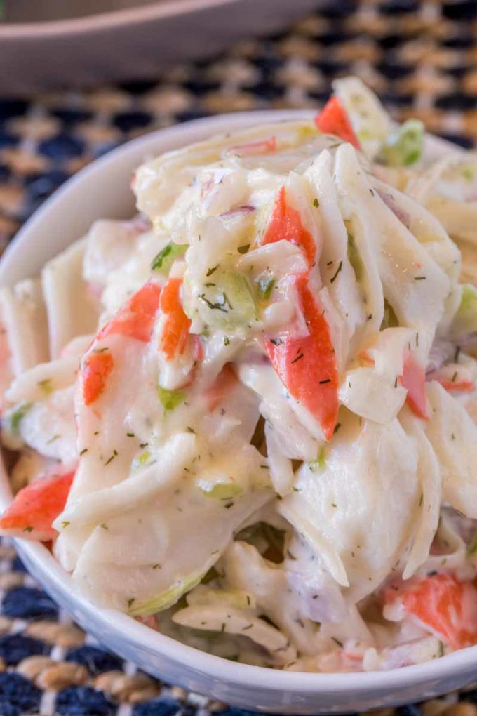 Imitation Crab Meat Dinner Recipes
 Crab Salad Seafood Salad Dinner then Dessert