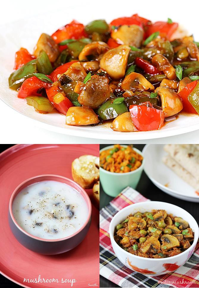 Indian Healthy Recipes
 Mushroom recipes