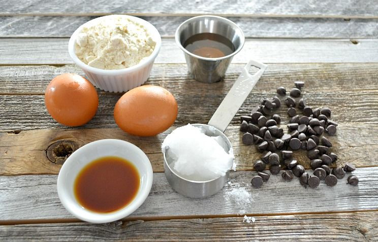 Ingredients For Chocolate Chip Cookies
 Paleo Coconut Flour Chocolate Chip Cookies