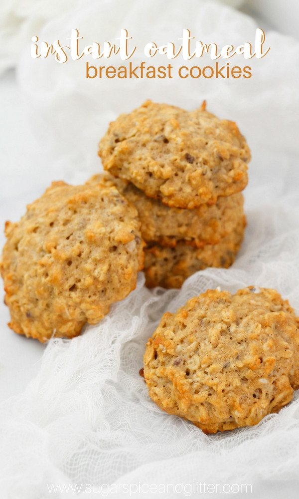 Instant Oatmeal Cookies
 Healthy Oatmeal Cookies from Instant Oatmeal Mix ⋆ Sugar