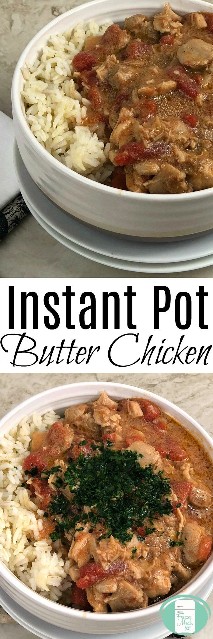 Instant Pot Boneless Skinless Chicken Thighs
 Instant Pot Butter Chicken Freezer Meal freezermeals101
