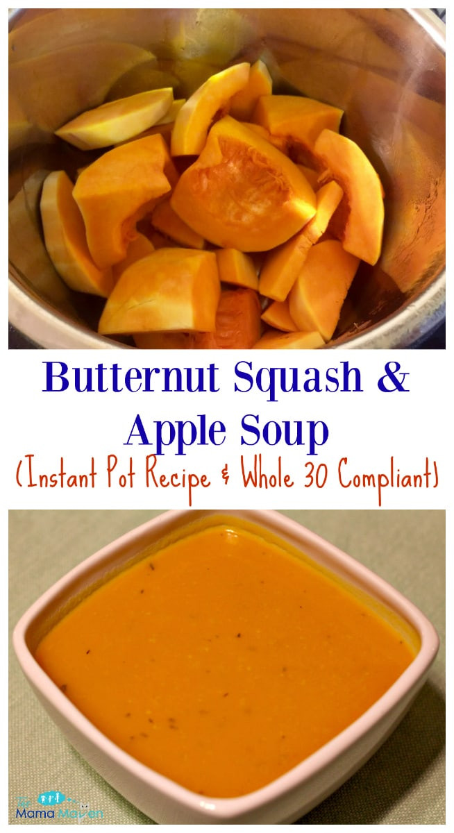 Instant Pot Butternut Squash Soup
 Butternut Squash and Apple Soup Instant Pot Recipe