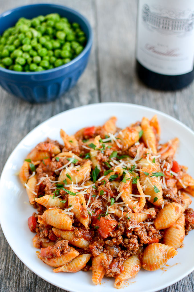 Instant Pot Dinner Recipes
 Instant Pot Pasta with Meat Sauce