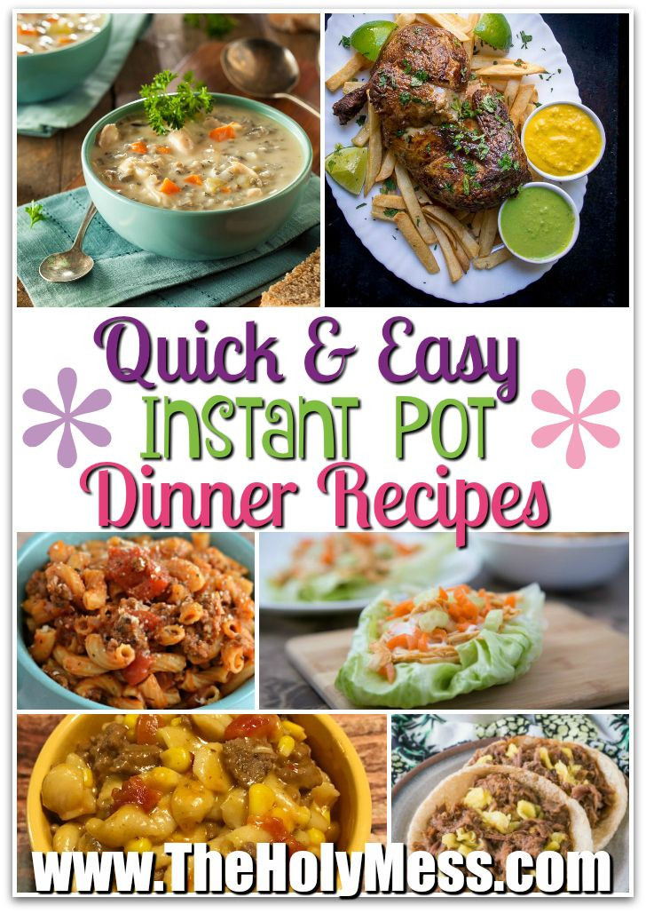 Instant Pot Dinner Recipes
 Quick and easy Instant Pot dinners to the rescue Use your