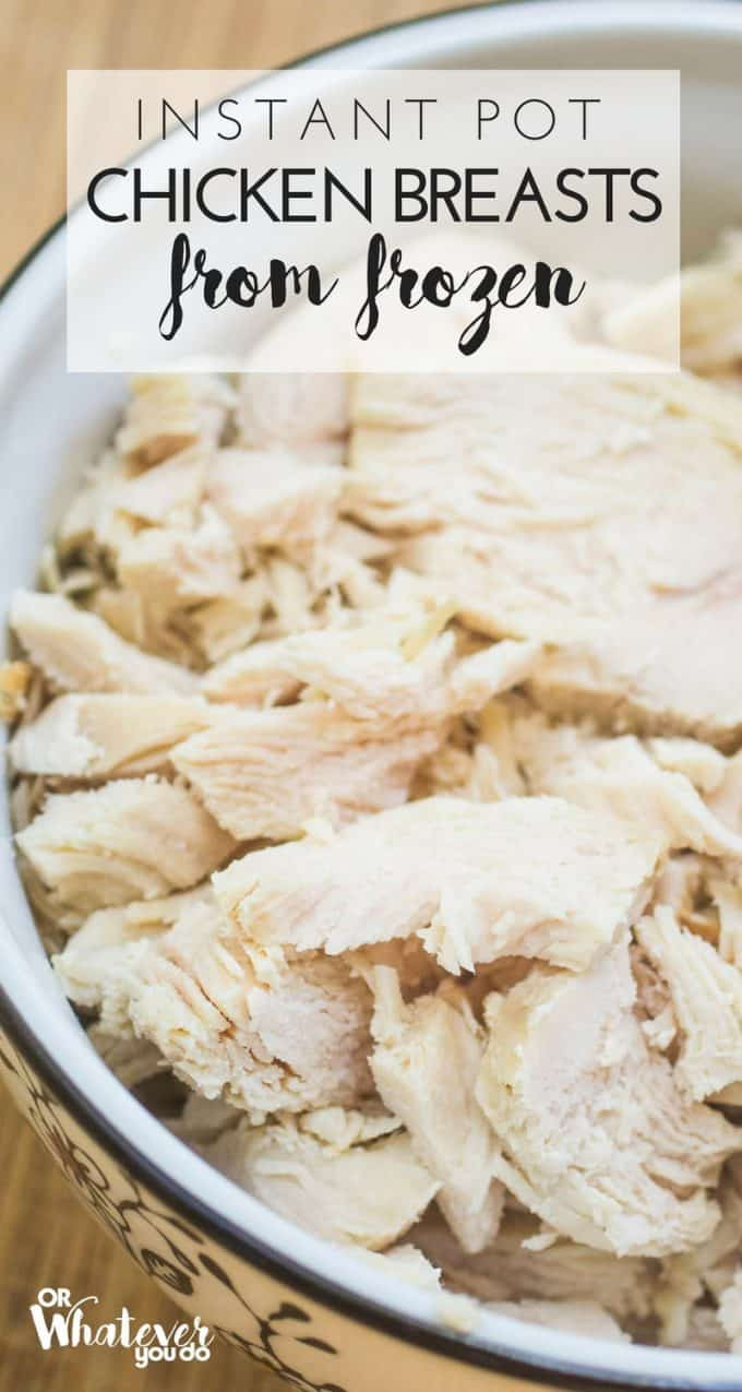 Instant Pot Frozen Chicken Breast Recipes
 Instant Pot Shredded Chicken Breasts from Frozen