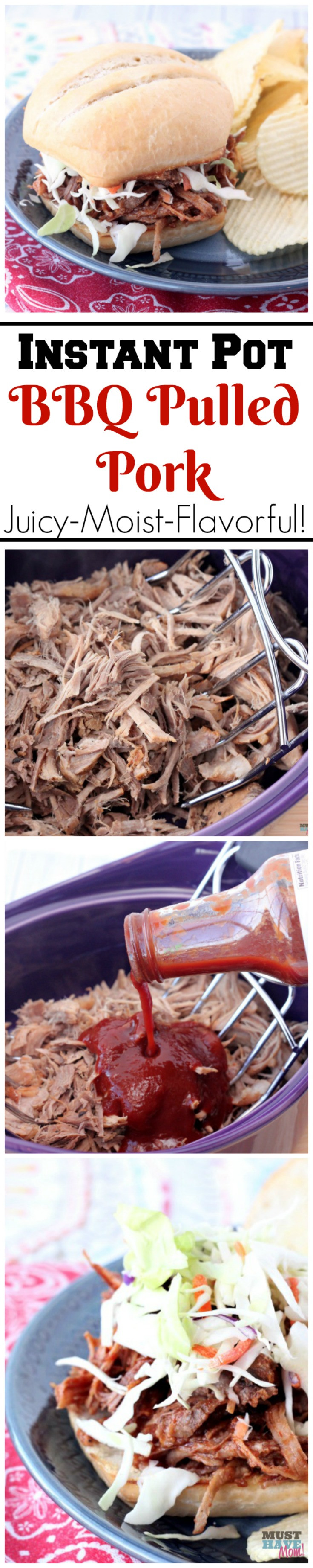 Instant Pot Ranch Pork Chops
 Instant Pot BBQ Pulled Pork Recipe Must Have Mom