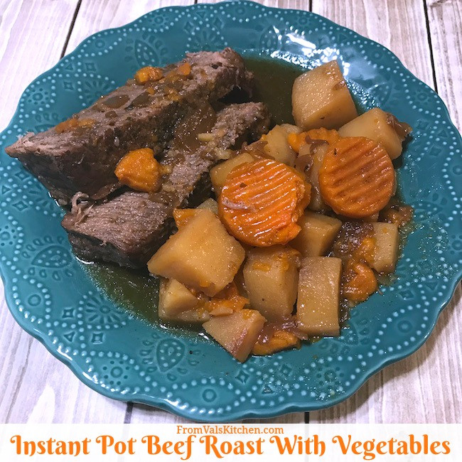 Instant Pot Recipes Beef Roast
 Instant Pot Beef Roast With Ve ables Recipe From Val