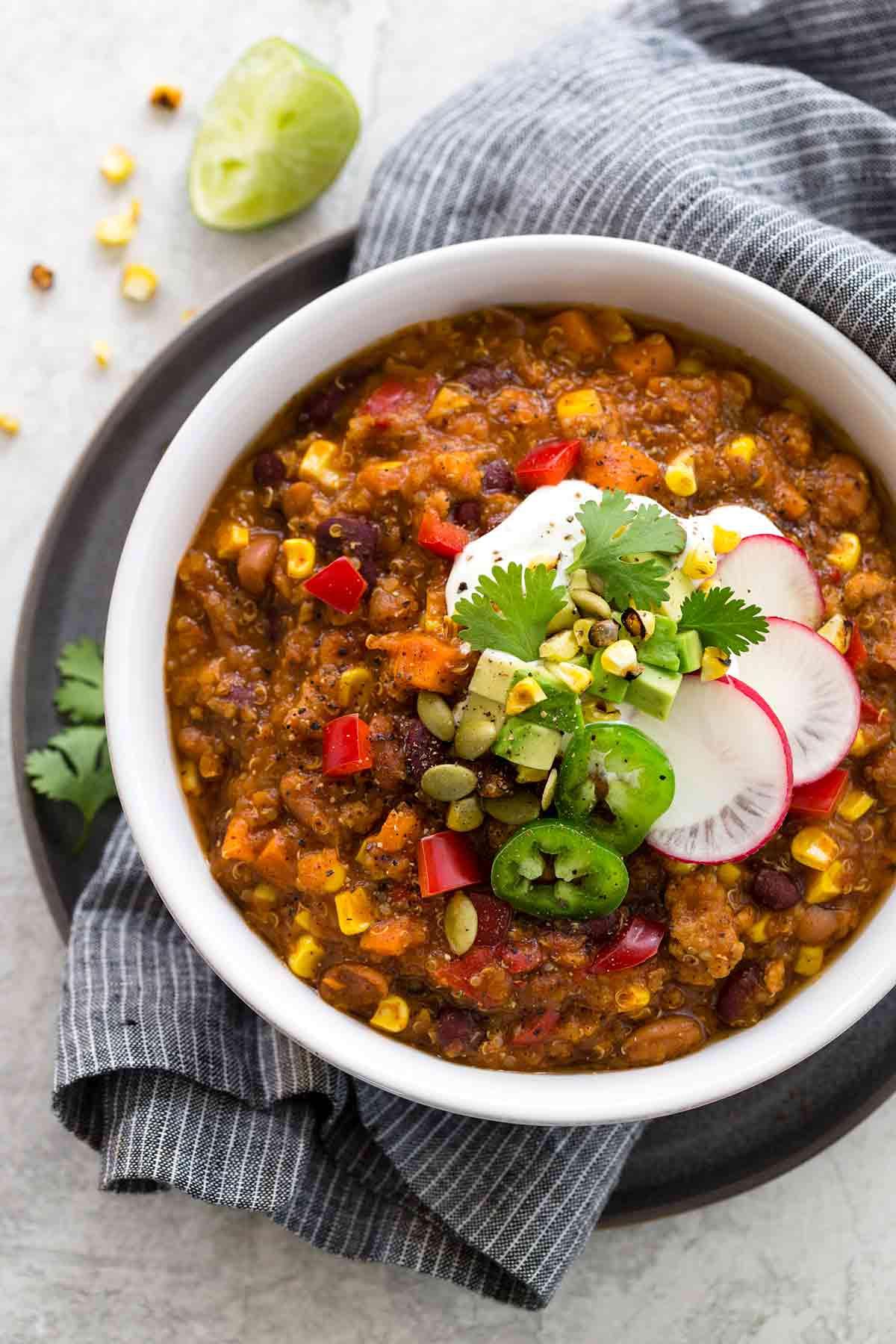 Instant Pot Turkey Chili
 Instant Pot Turkey Chili with Quinoa Jessica Gavin