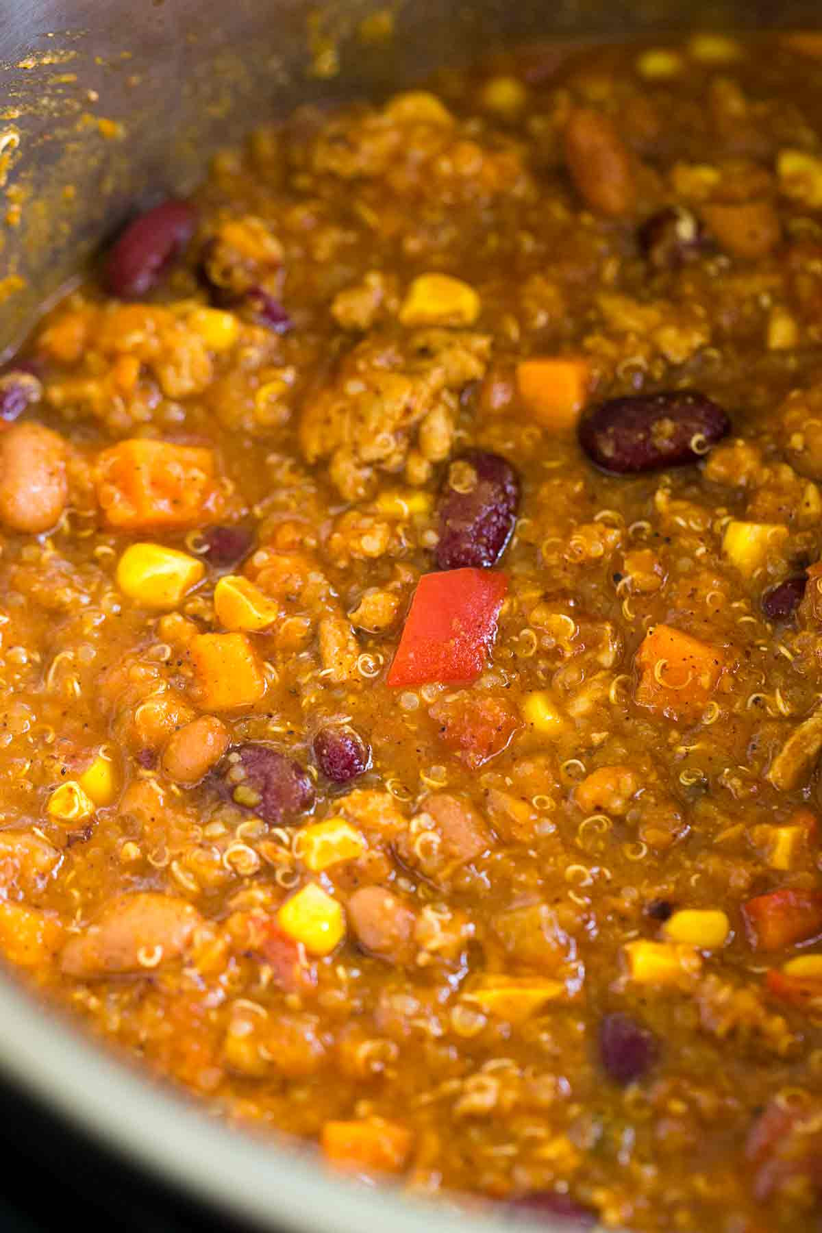 Instant Pot Turkey Chili
 Instant Pot Turkey Chili with Quinoa Jessica Gavin