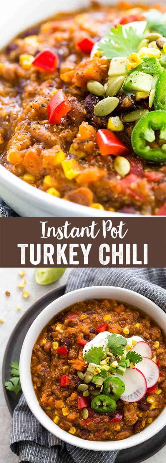 Instant Pot Turkey Chili
 Instant Pot Turkey Chili with Quinoa