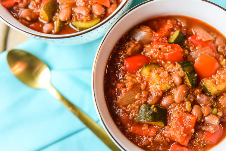 Instant Pot Vegetarian Chili
 Instant Pot Ve arian Chili with Quinoa Hey Let s Make