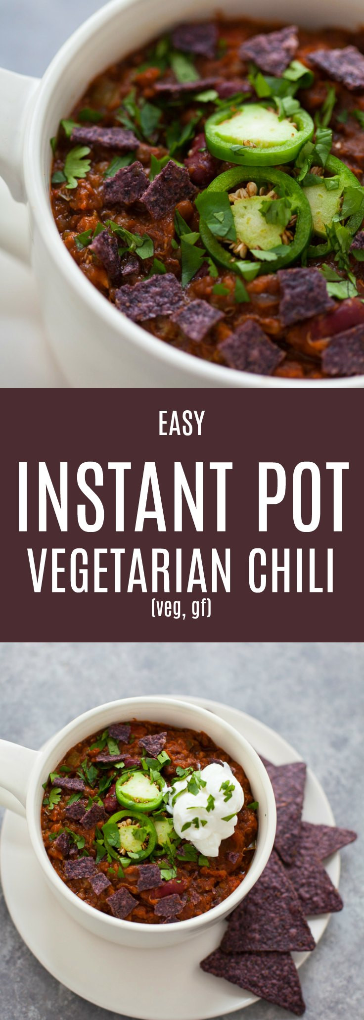 Instant Pot Vegetarian Chili
 Kara Lydon
