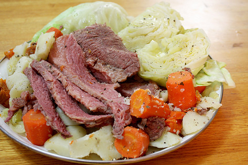 Irish Boiled Dinner
 boiled dinner with cabbage