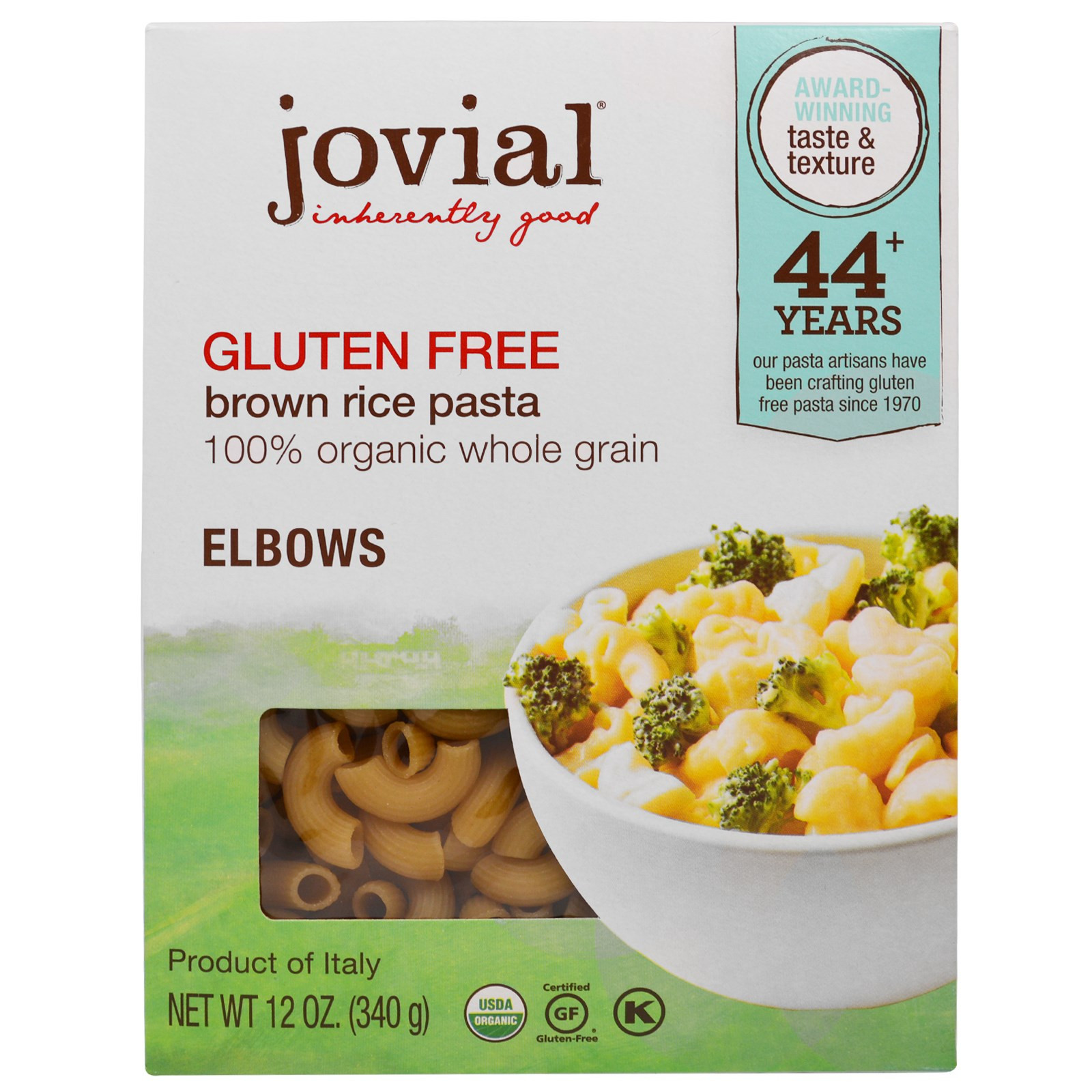 Is Brown Rice Gluten Free
 Jovial Organic Brown Rice Pasta Elbows Gluten Free 12