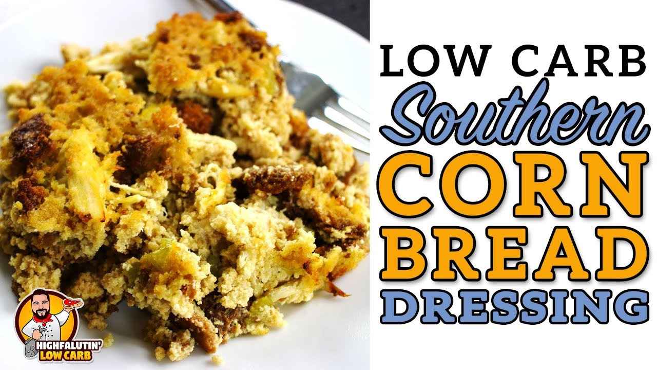 Is Corn Low Carb
 Low Carb CORNBREAD DRESSING Southern Keto Chicken