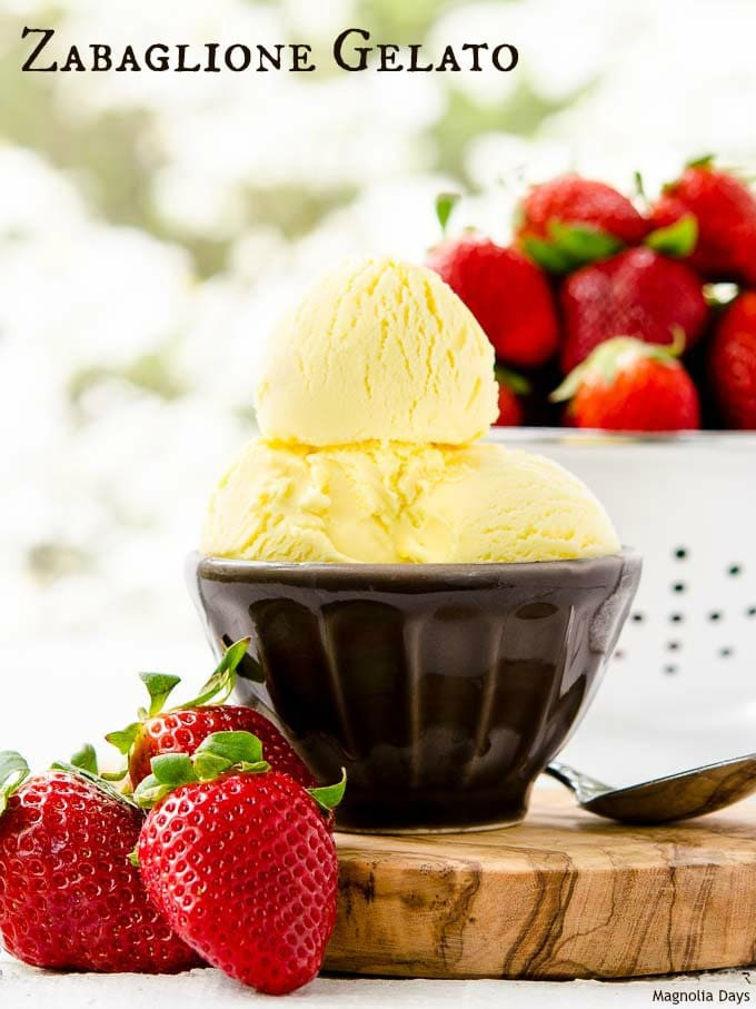 Italian Custard Dessert
 Zabaglione Gelato Recipe