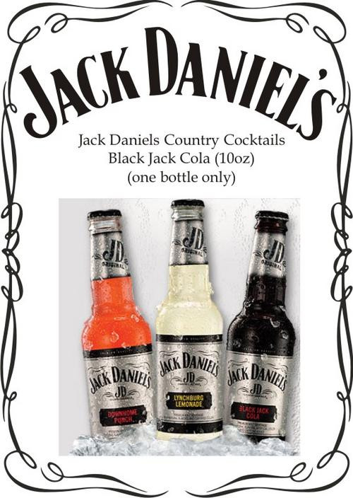 Jack Daniels Country Cocktails
 Bar Accessories Jack Daniels Country Cocktails Black
