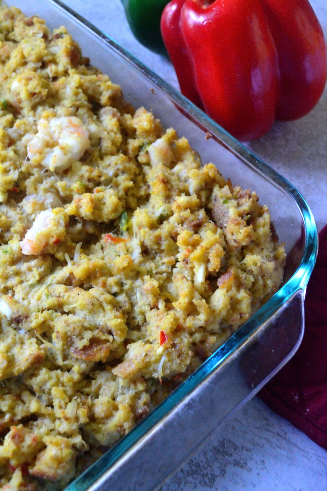 Jiffy Cornbread Dressing
 seafood dressing with jiffy cornbread