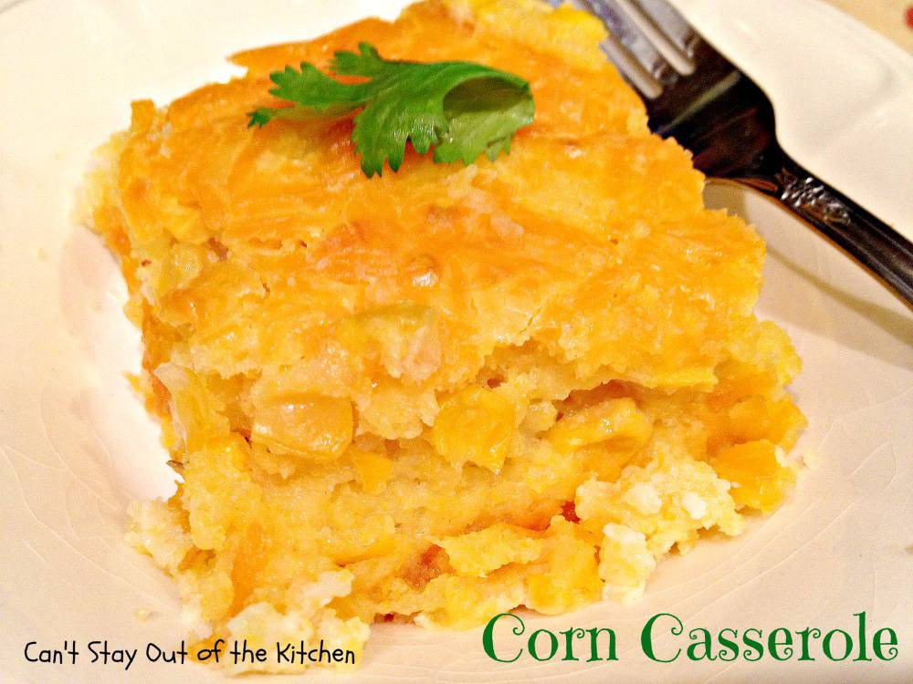 Jiffy Mix Corn Casserole
 Corn Casserole Can t Stay Out of the Kitchen