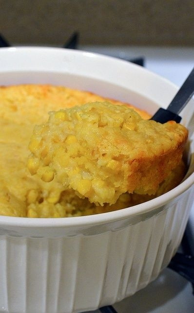 Jiffy Mix Corn Casserole
 Corn Casserole 1 box Jiffy 1 can cream corn 1 can whole