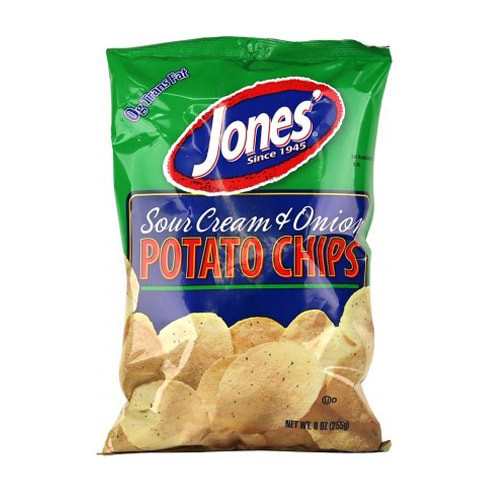 Jones Potato Chips
 Jones Wavy Sour Cream & ion Potato Chips