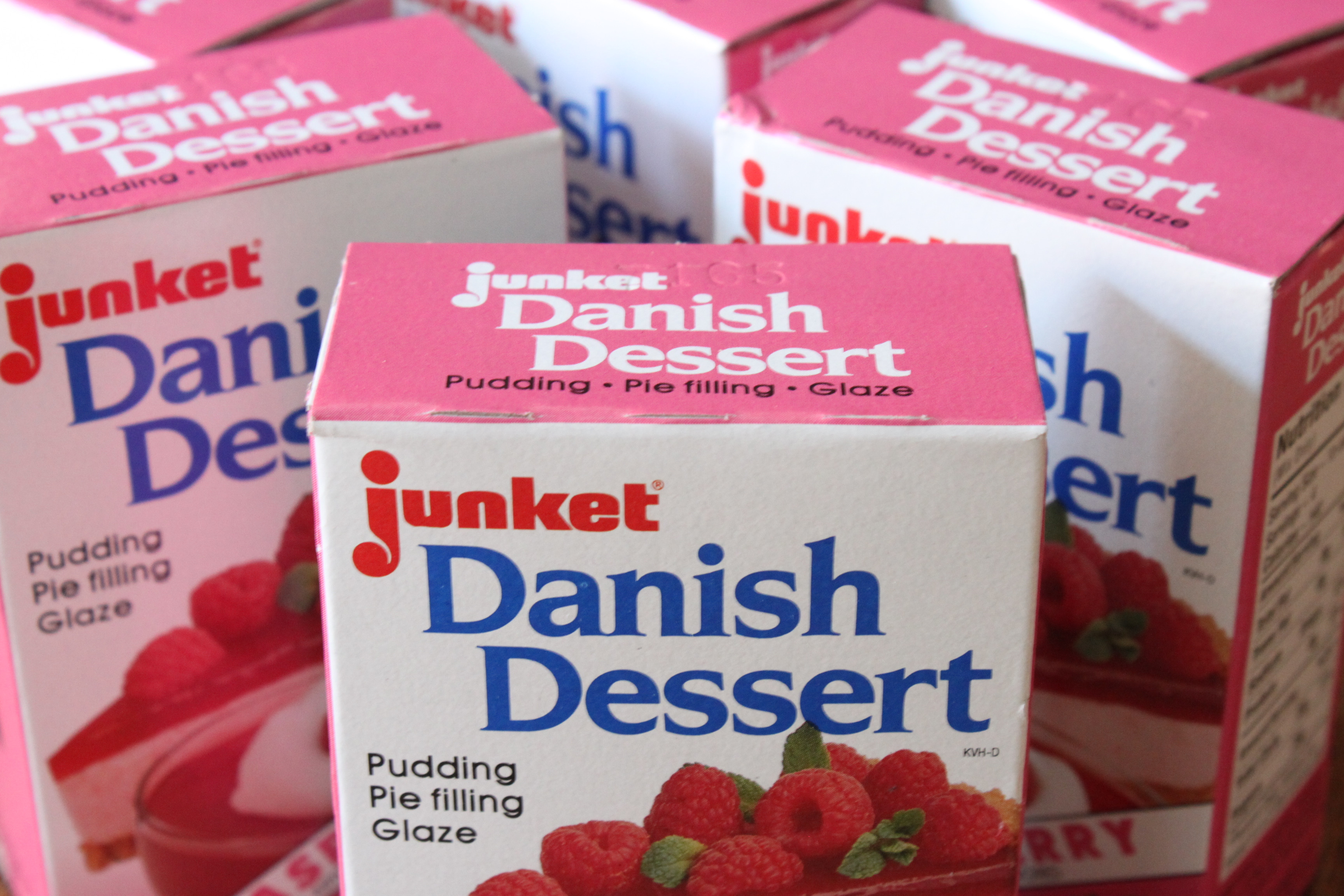 Junket Danish Dessert
 Danish Raspberry Pudding