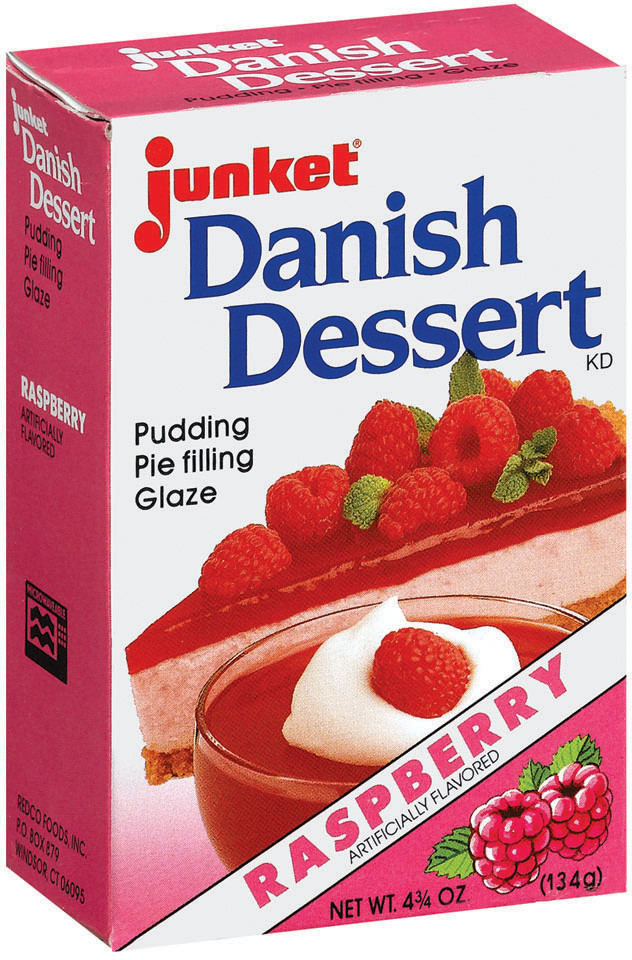 Junket Danish Dessert
 Raspberry Danish Dessert