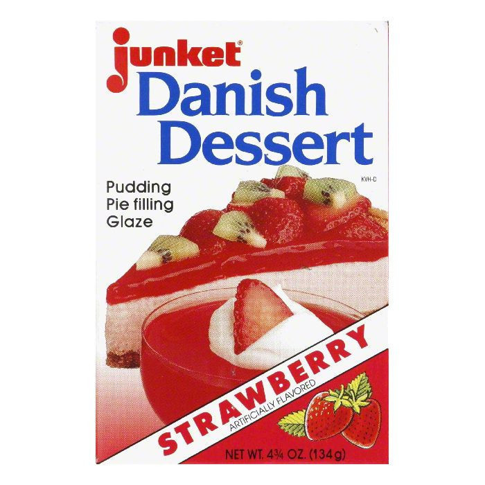 Junket Danish Dessert
 Junket Danish Dessert Strawberry