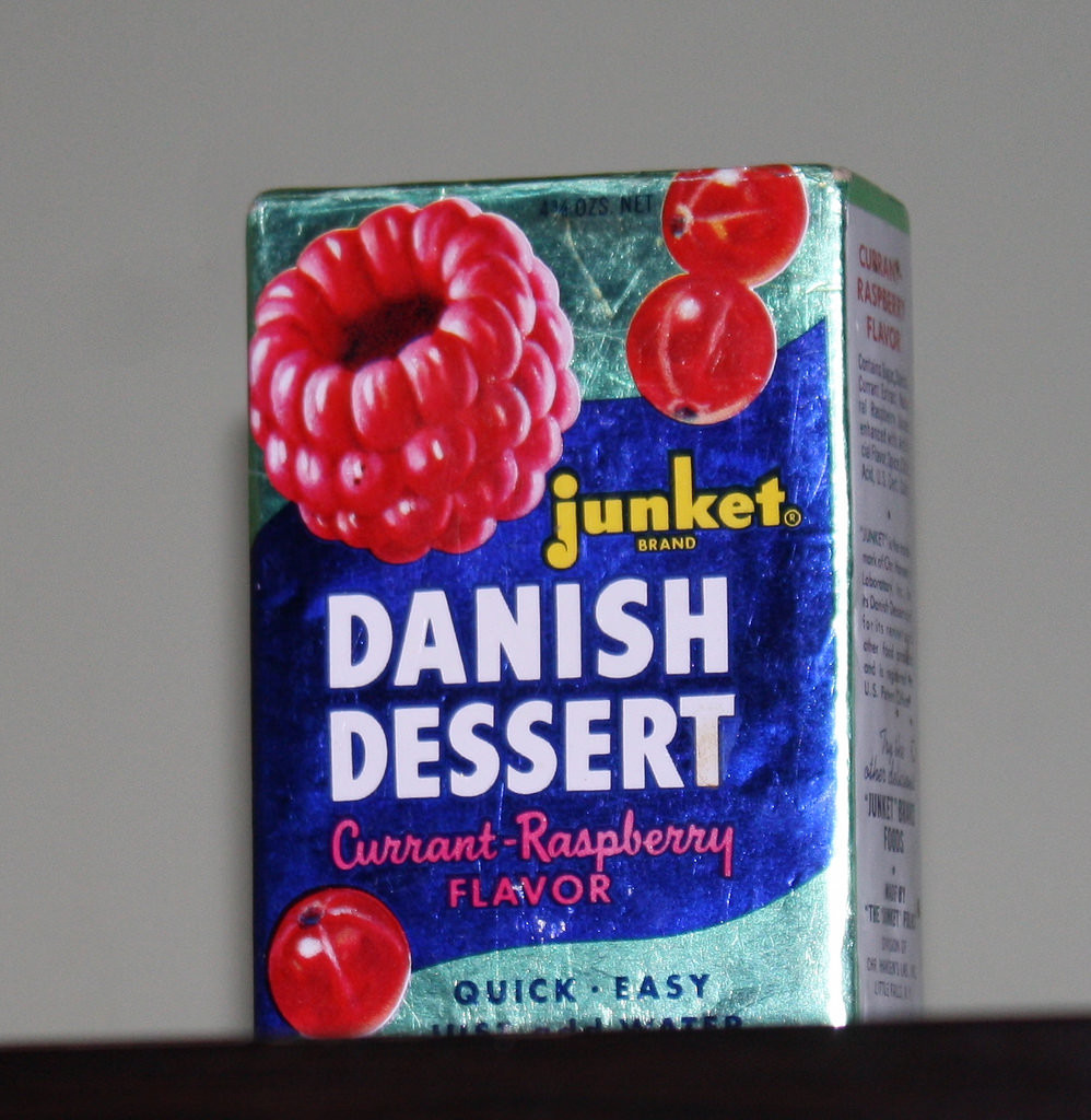 Junket Danish Dessert
 The World s Best s of package and vintage Flickr