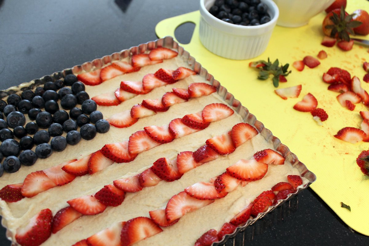 Just American Desserts
 4th of July American Flag Dessert The FREEdom Tart