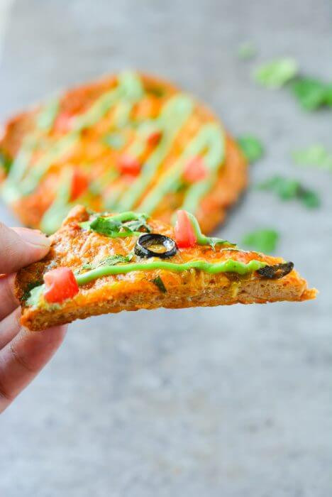 Keto Chicken Crust Pizza
 Chicken Crust Taco Pizza Low Carb & Keto