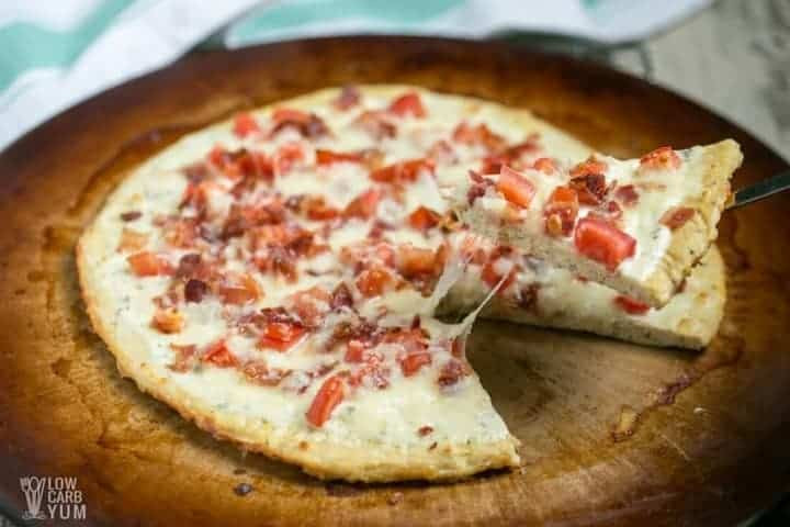 Keto Chicken Crust Pizza
 Bacon Ranch Chicken Crust Pizza Keto & Gluten Free