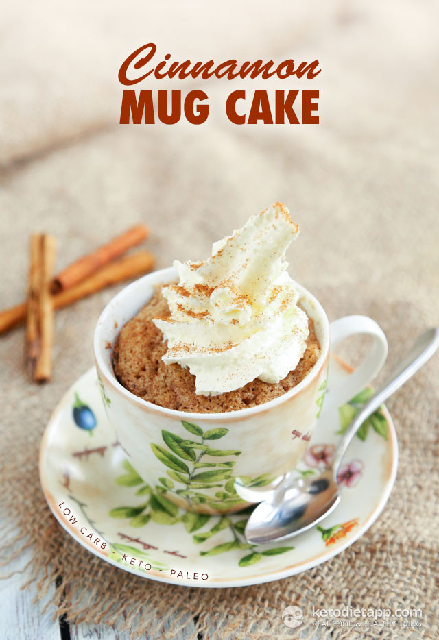 Keto Connect Mug Cake
 Cinnamon Keto Mug Cake