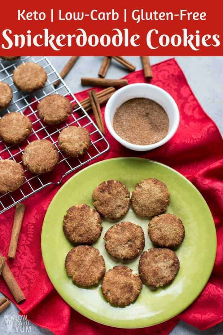 Keto Cookies Recipe
 Keto Low Carb Snickerdoodle Cookie Recipe