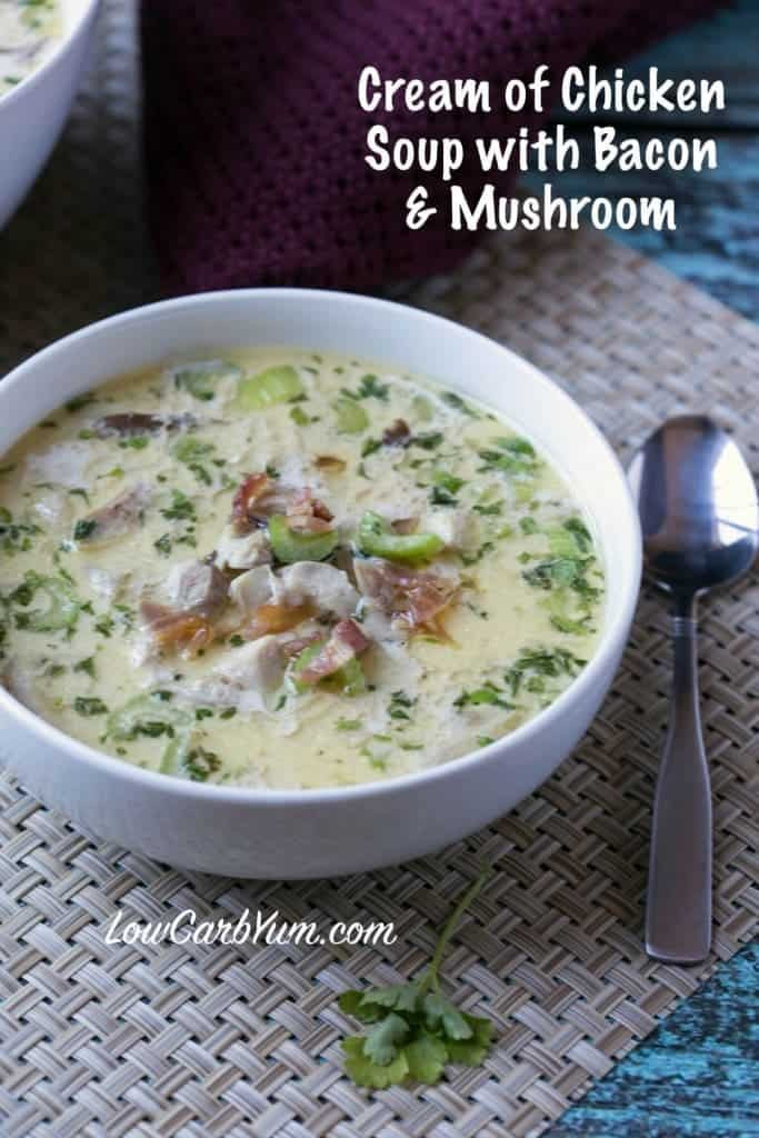 Keto Turkey Soup
 Keto Cream of Chicken Soup with Bacon