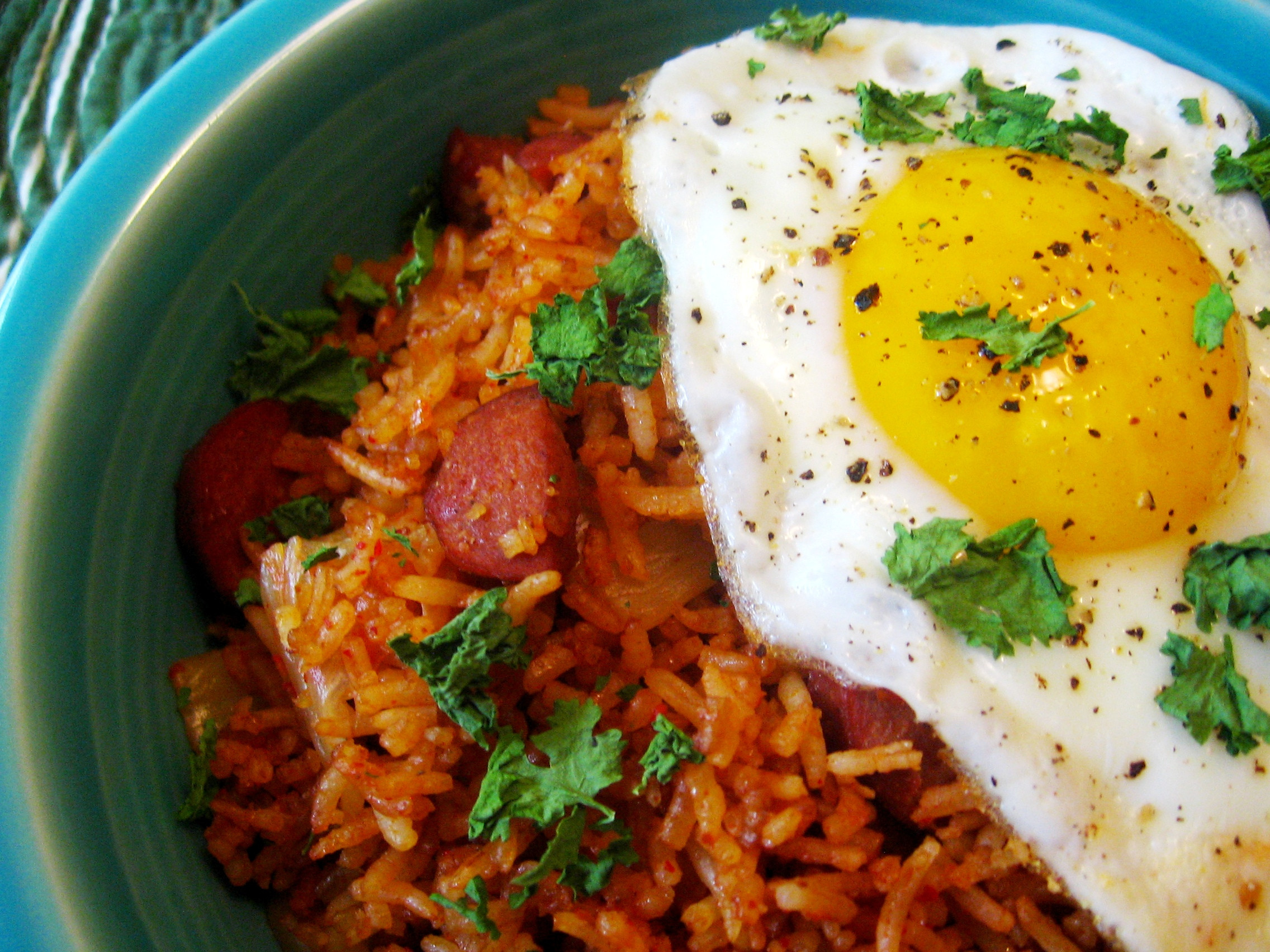 Kimchi Fried Rice
 quick lunch – 5 29 12 – kimchi fried rice