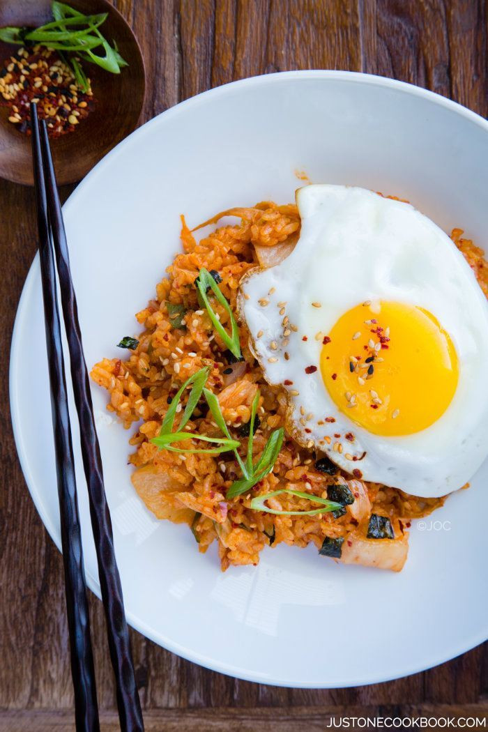 Kimchi Fried Rice
 Kimchi Fried Rice • Just e Cookbook