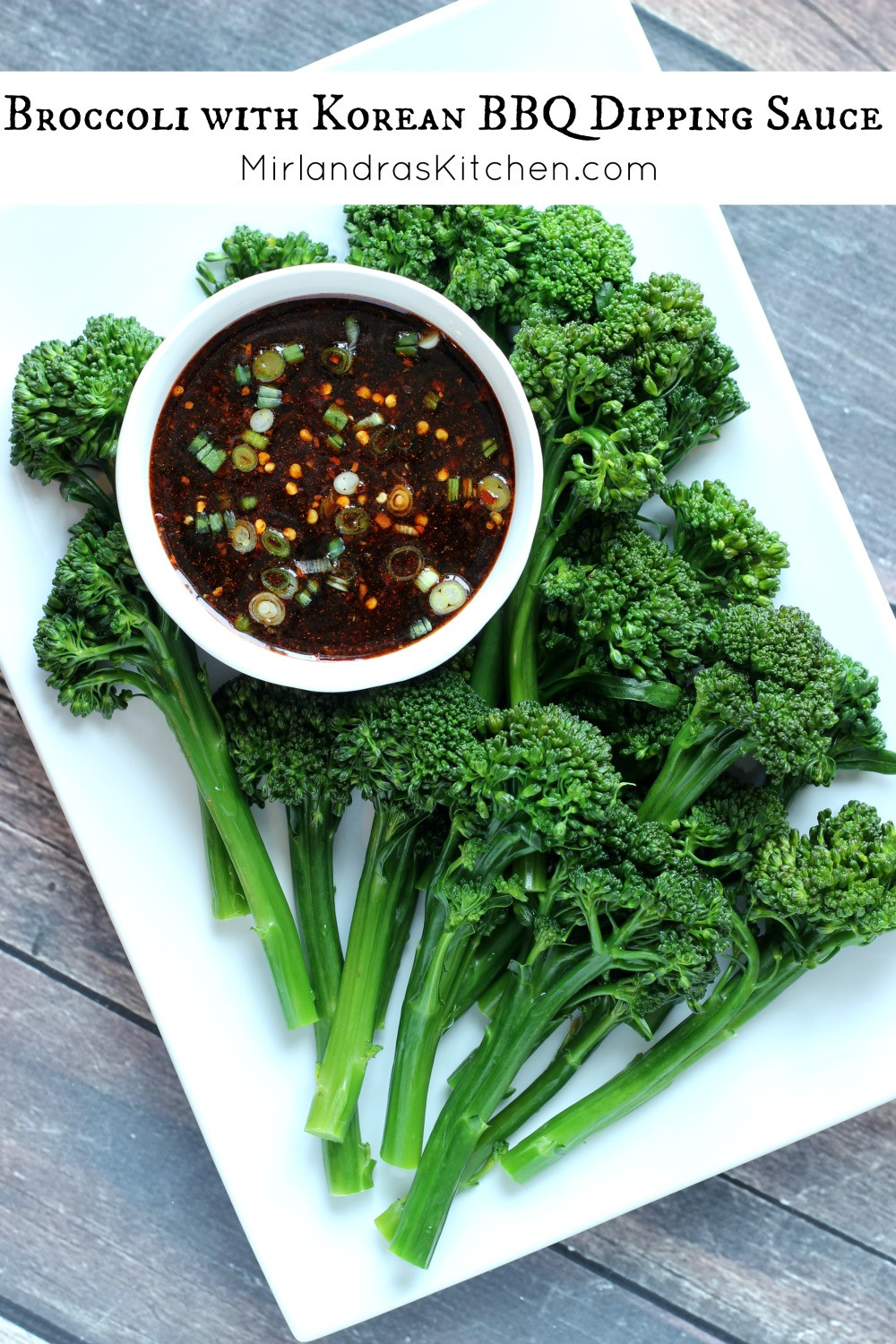 Korean Bbq Sauce Recipe
 Broccoli with Korean BBQ Dipping Sauce Mirlandra s Kitchen