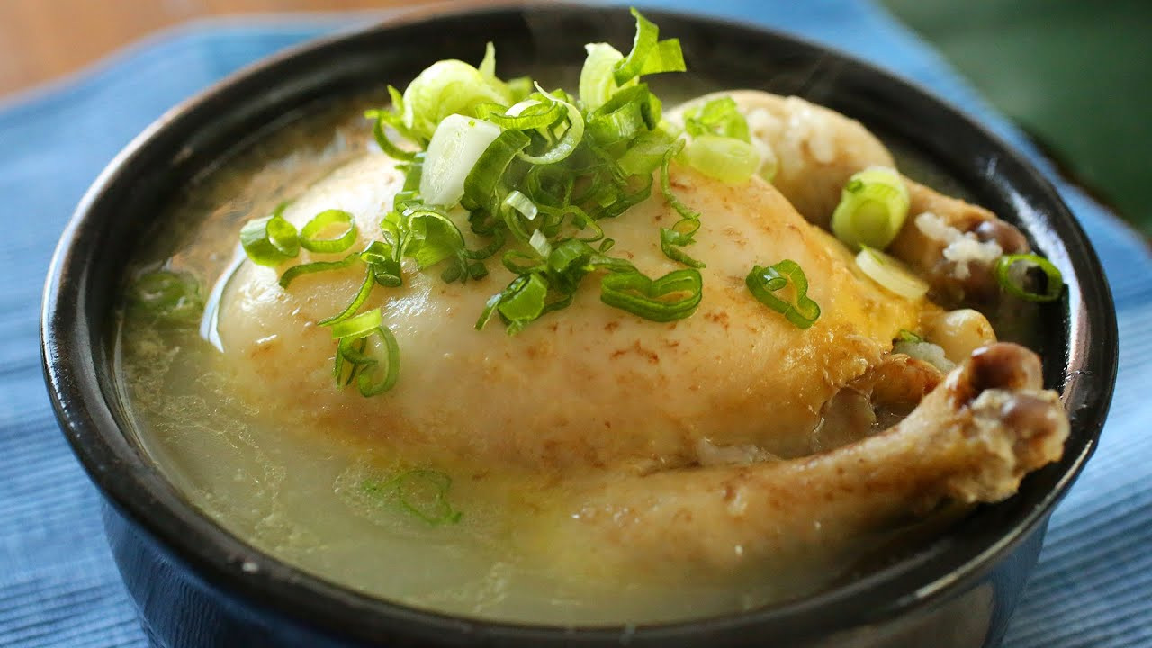 Korean Chicken Soup
 Ginseng Chicken Soup Samgyetang 삼계탕